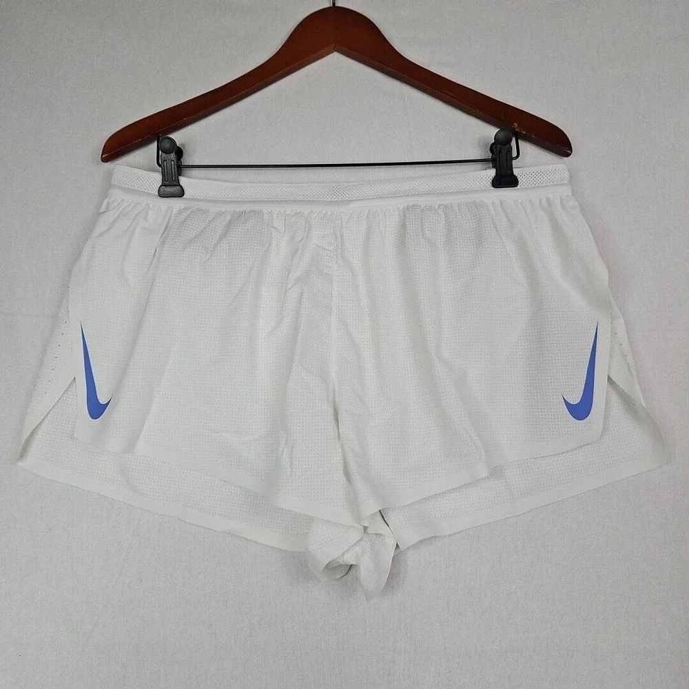 Nike 2023 Dri-FIT ADV AeroSwift 2" Racing Shorts White CJ7837-100 Men's Size XL - Picture 4 of 10